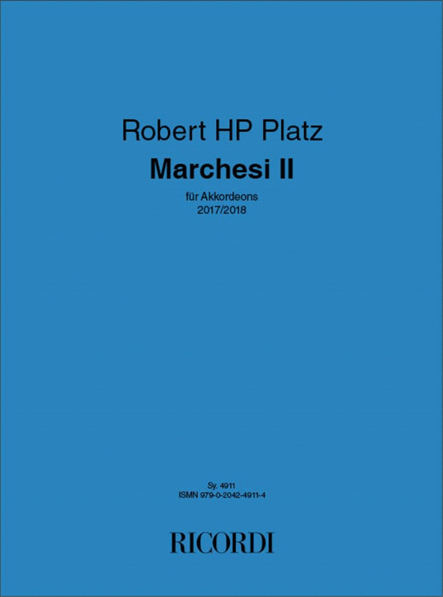 Marchesi II Marchesi II Accordion scores gallery preview page 1