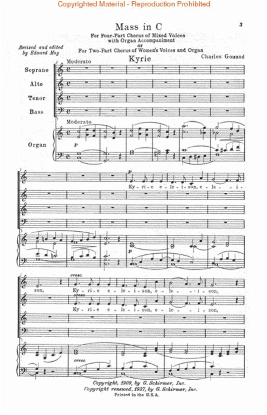 Mass in C 4-Part scores gallery preview page 2