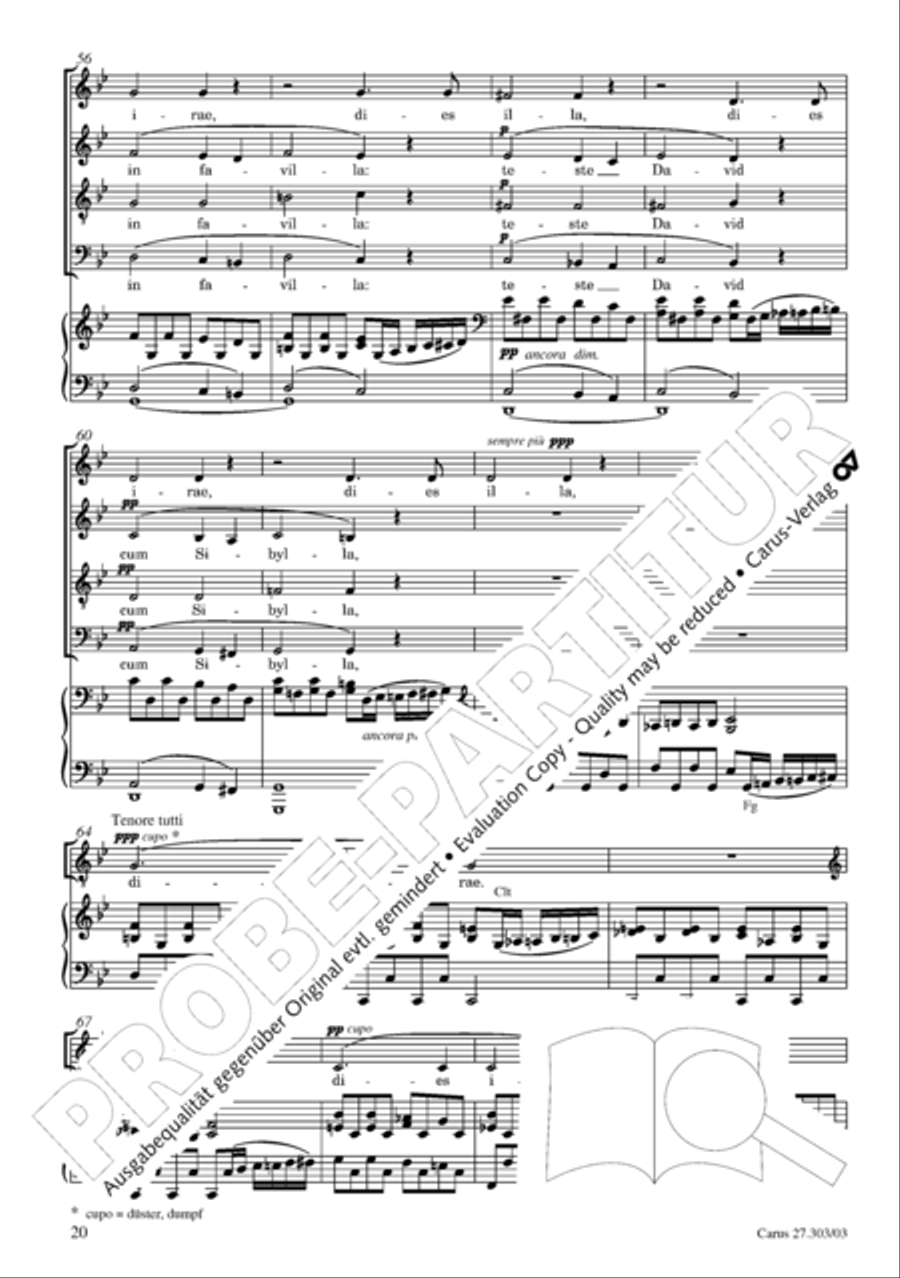 Messa da Requiem 4-Part scores gallery preview page 21