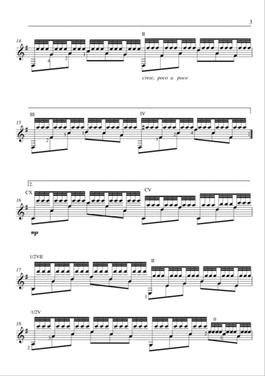The Guitarist's Prayer The Guitarist's Prayer Guitar Solo scores gallery preview page 3