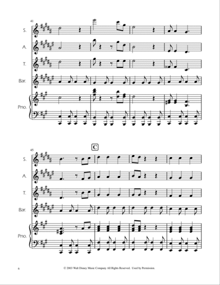 He's A Pirate Saxophone Quartet scores gallery preview page 6