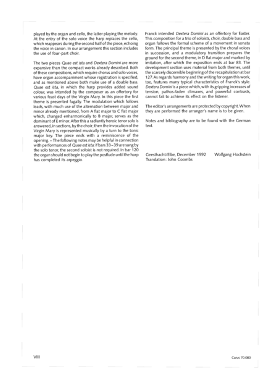 Five Short Sacred Compositions (Funf kleinere Kirchenwerke) Score scores gallery preview page 8