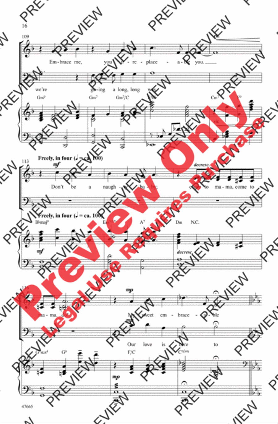 I Got Gershwin! 4-Part scores gallery preview page 16