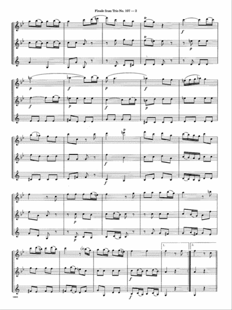 Finale From Trio #107 Clarinet Trio scores gallery preview page 3