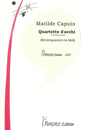 Book cover for Streichquartett cis-Moll