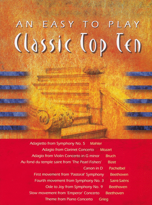 Book cover for An Easy to Play Classic Top Ten