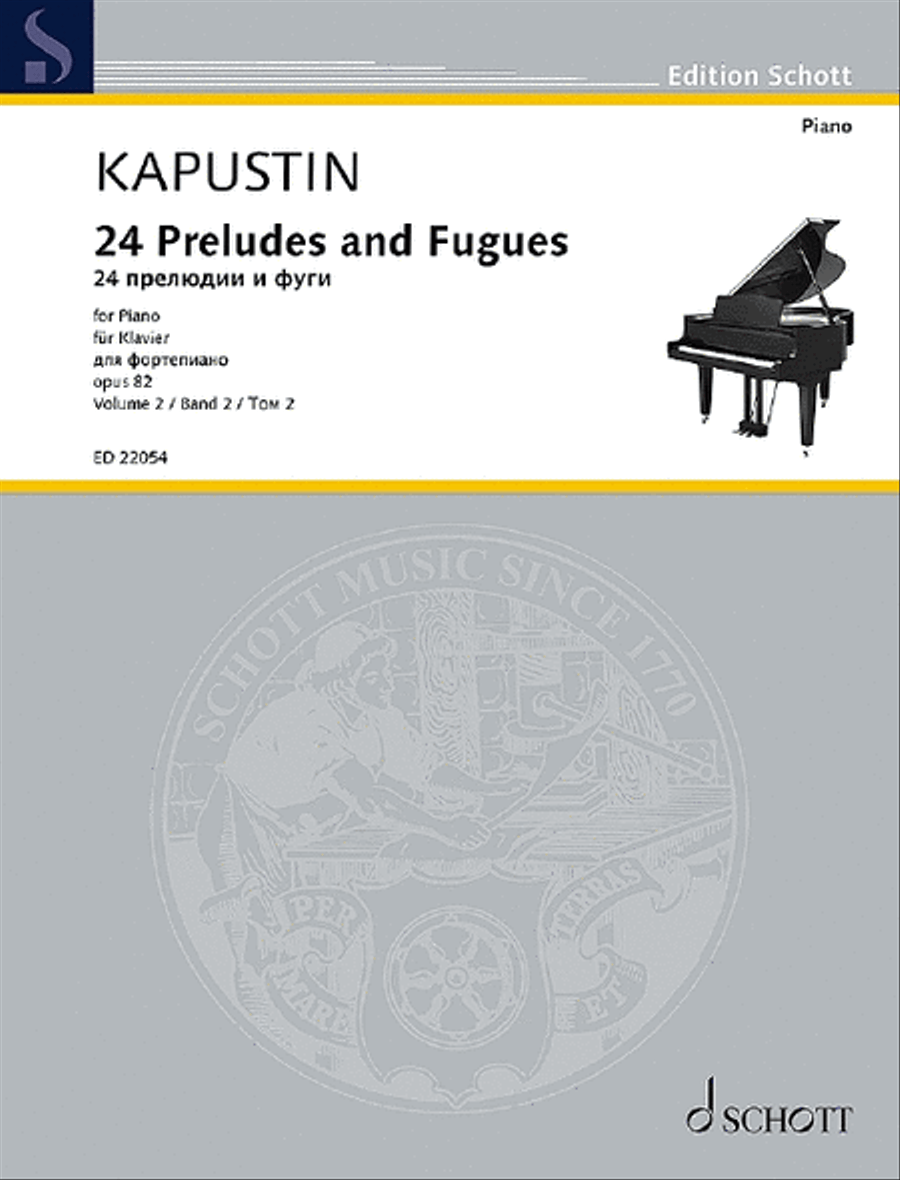 Twenty-Four Preludes and Fugues Piano Solo scores gallery preview page 1