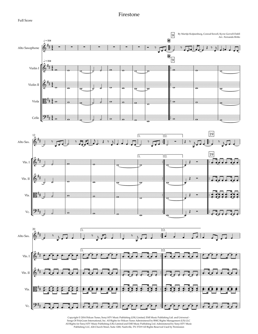 Firestone Firestone Small Ensemble scores gallery preview page 1