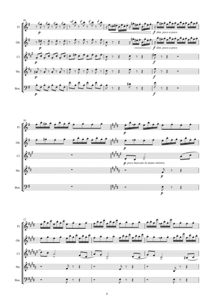 Tchaikovsky: The Seasons Op37 No.11 November (Troika) by Peter Ilyich Tchaikovsky Woodwind Quintet - Digital Sheet Music