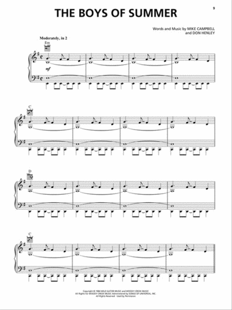 The Four Chord Songbook Piano, Vocal, Guitar scores gallery preview page 5
