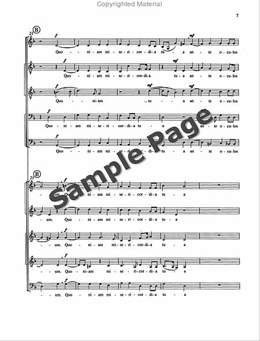 Judica me Mixed Choir scores gallery preview page 8