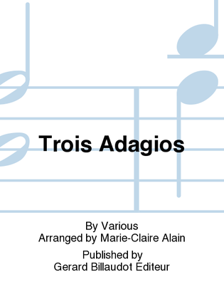 Book cover for Trois Adagios