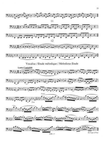 Method for bass trombone