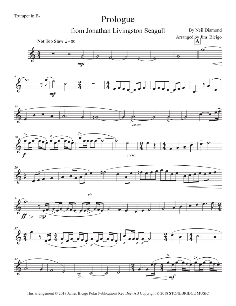 Jonathan Livingston Seagull Small Ensemble scores gallery preview page 5