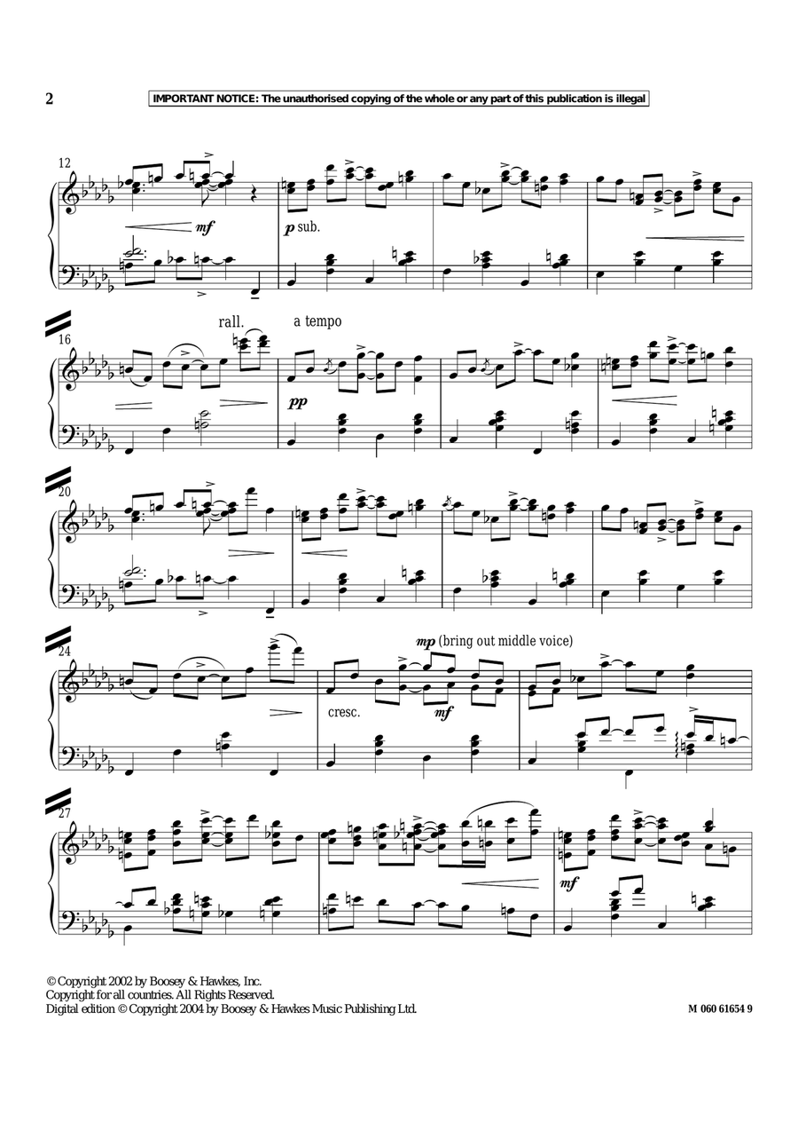 Russian Rag Piano Solo scores gallery preview page 2