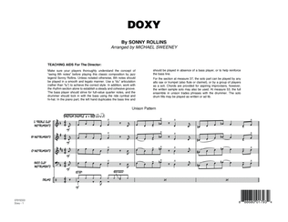 Doxy - Conductor Score (Full Score)