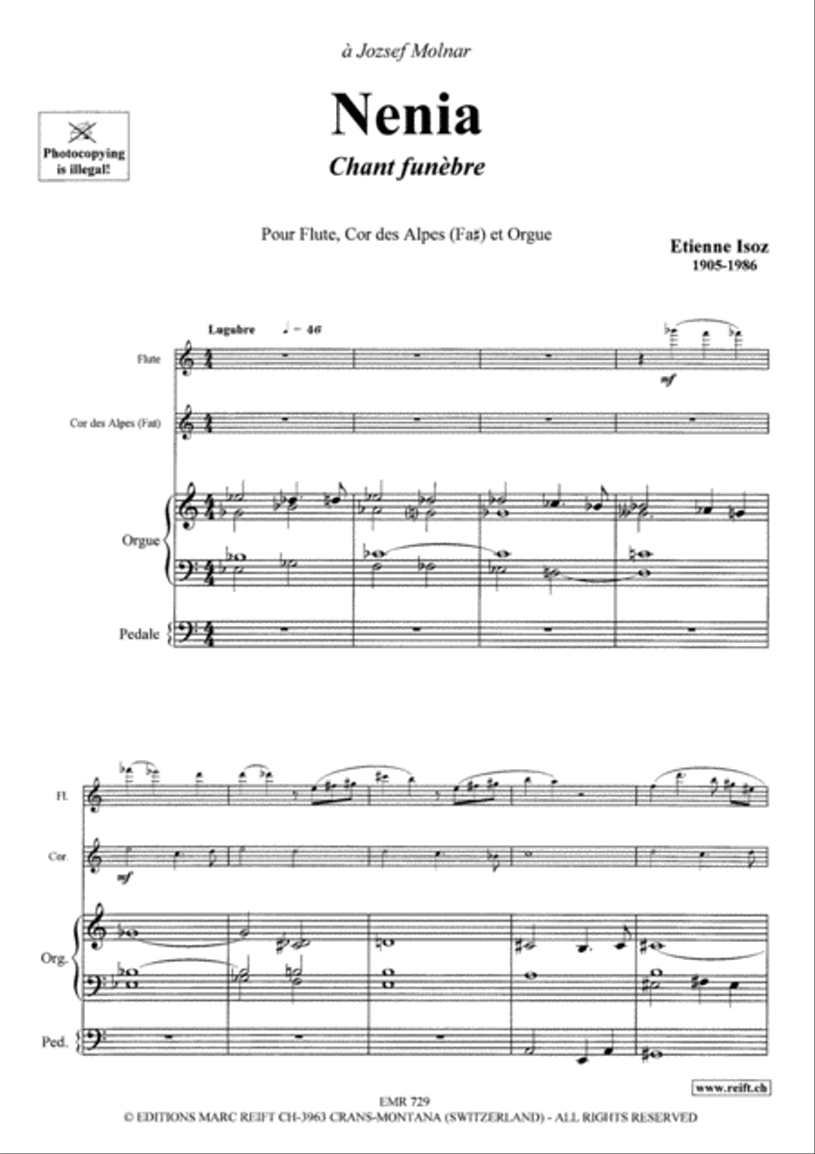 Nenia Flute scores gallery preview page 3