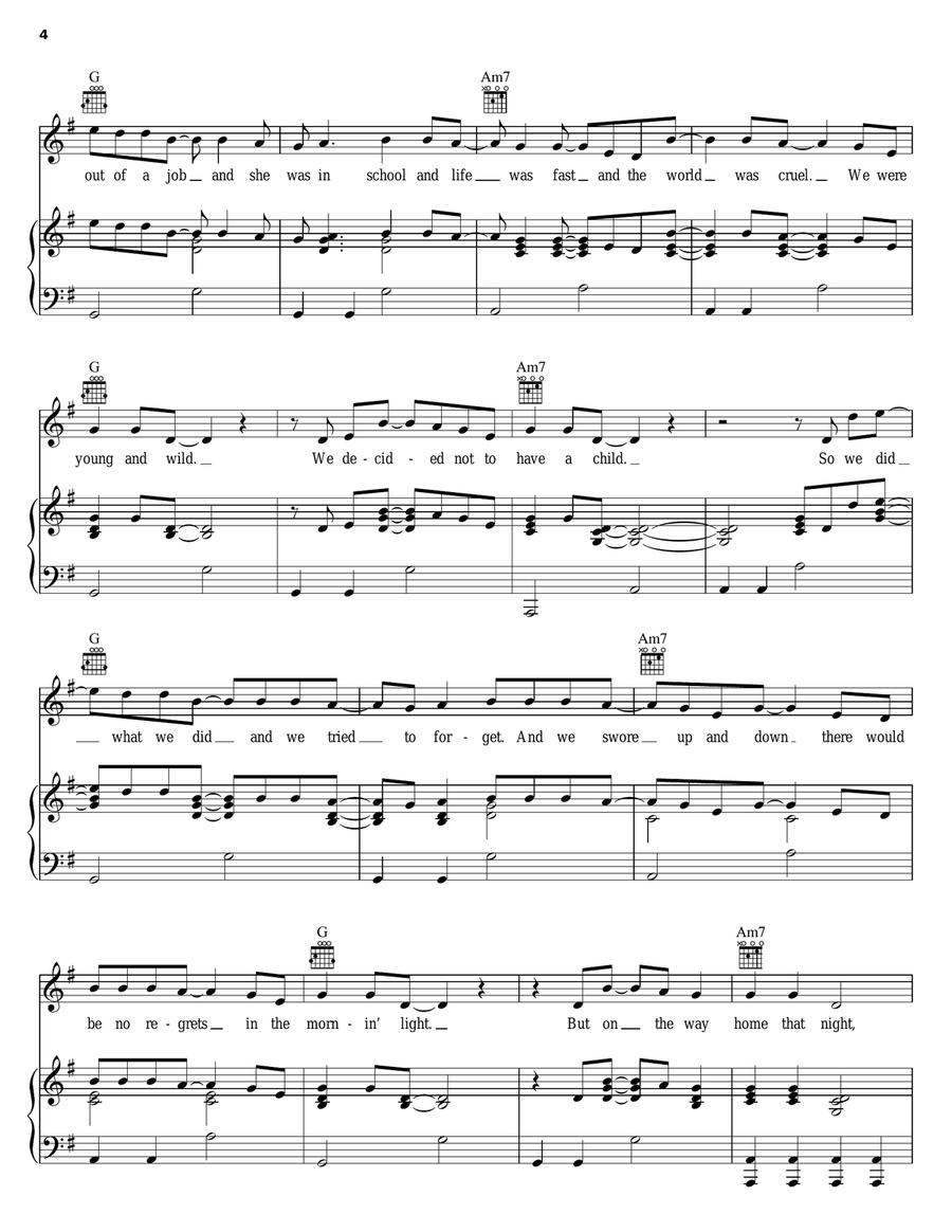 Red Rag Top Piano, Vocal, Guitar scores gallery preview page 4