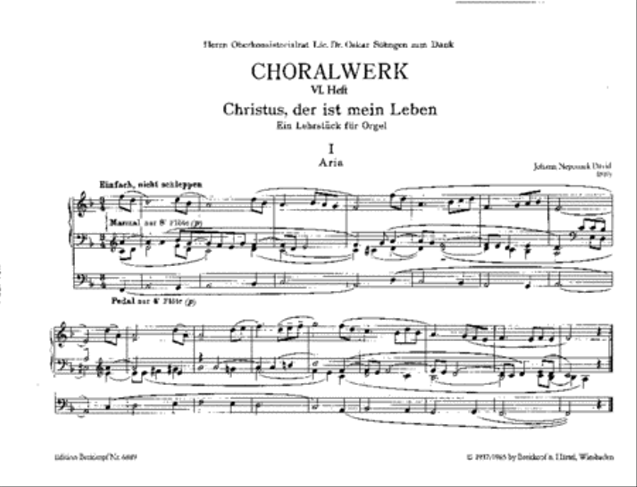 Chorale Works
