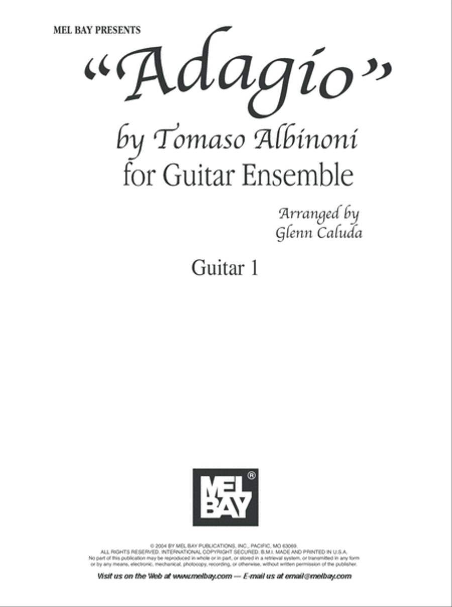 Adagio Guitar Ensemble scores gallery preview page 6