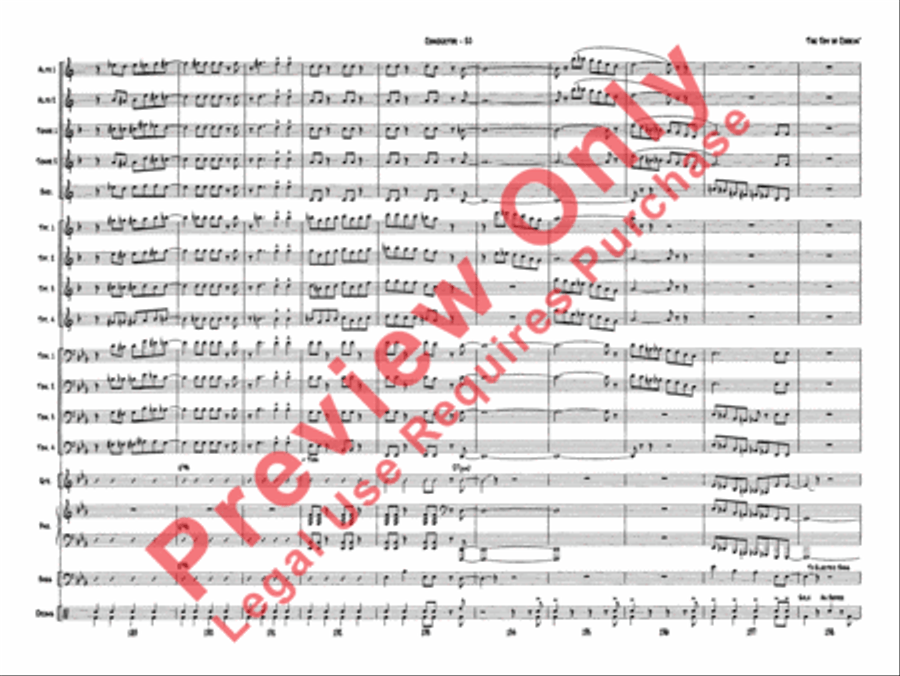 The Joy of Cookin' Jazz Ensemble scores gallery preview page 23