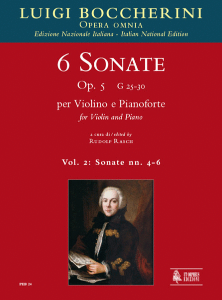 6 Sonatas Op. 5 (G 25-30) for Violin and Piano - Vol. 2: Sonatas Nos. 4-6