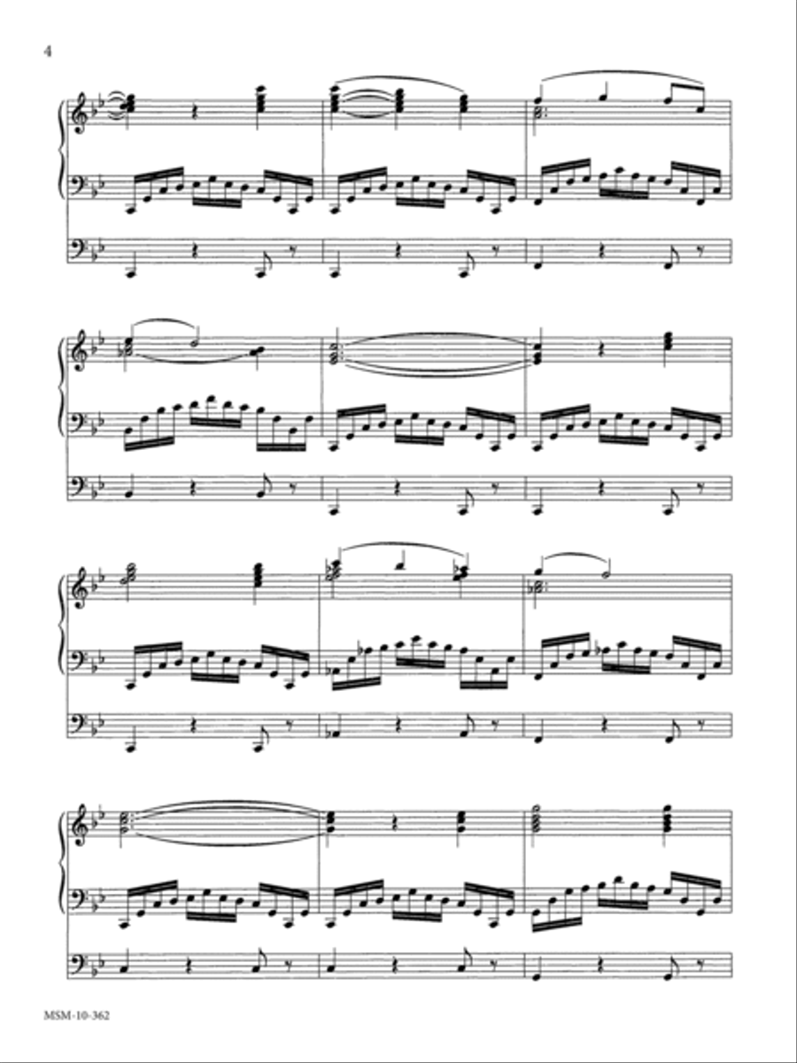 Lenten Postludes for Organ Organ Solo scores gallery preview page 4