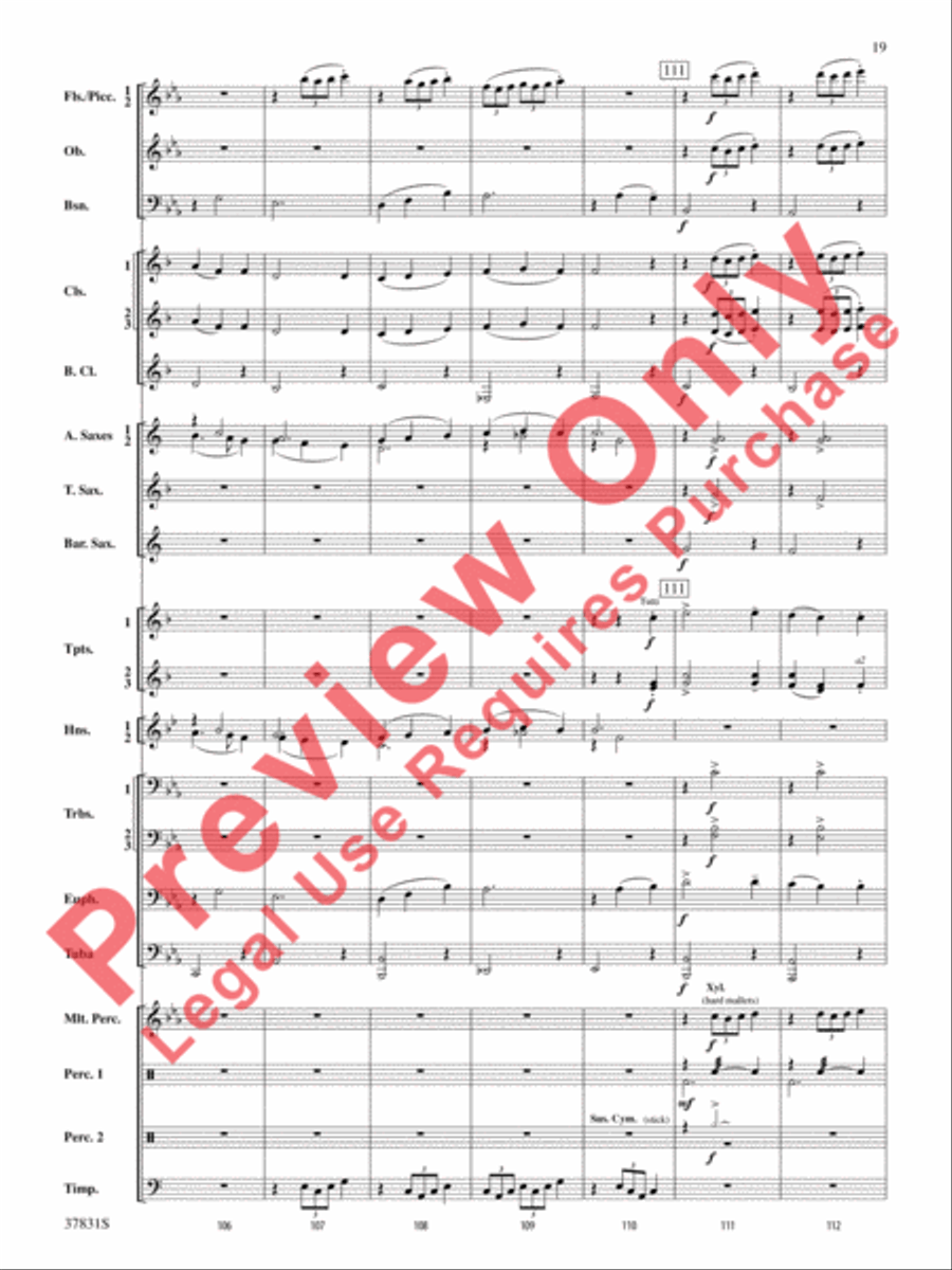 Saddle Up! Saddle Up! Concert Band scores gallery preview page 20