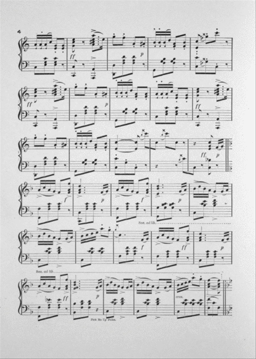 Pick Me Up Polka Piano Solo scores gallery preview page 3
