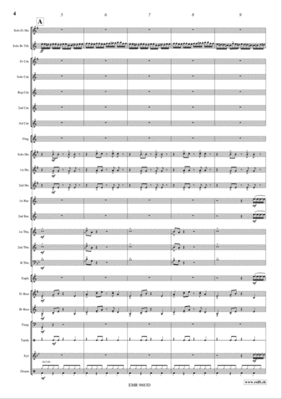 Green Hornet Theme Brass Duet scores gallery preview page 4