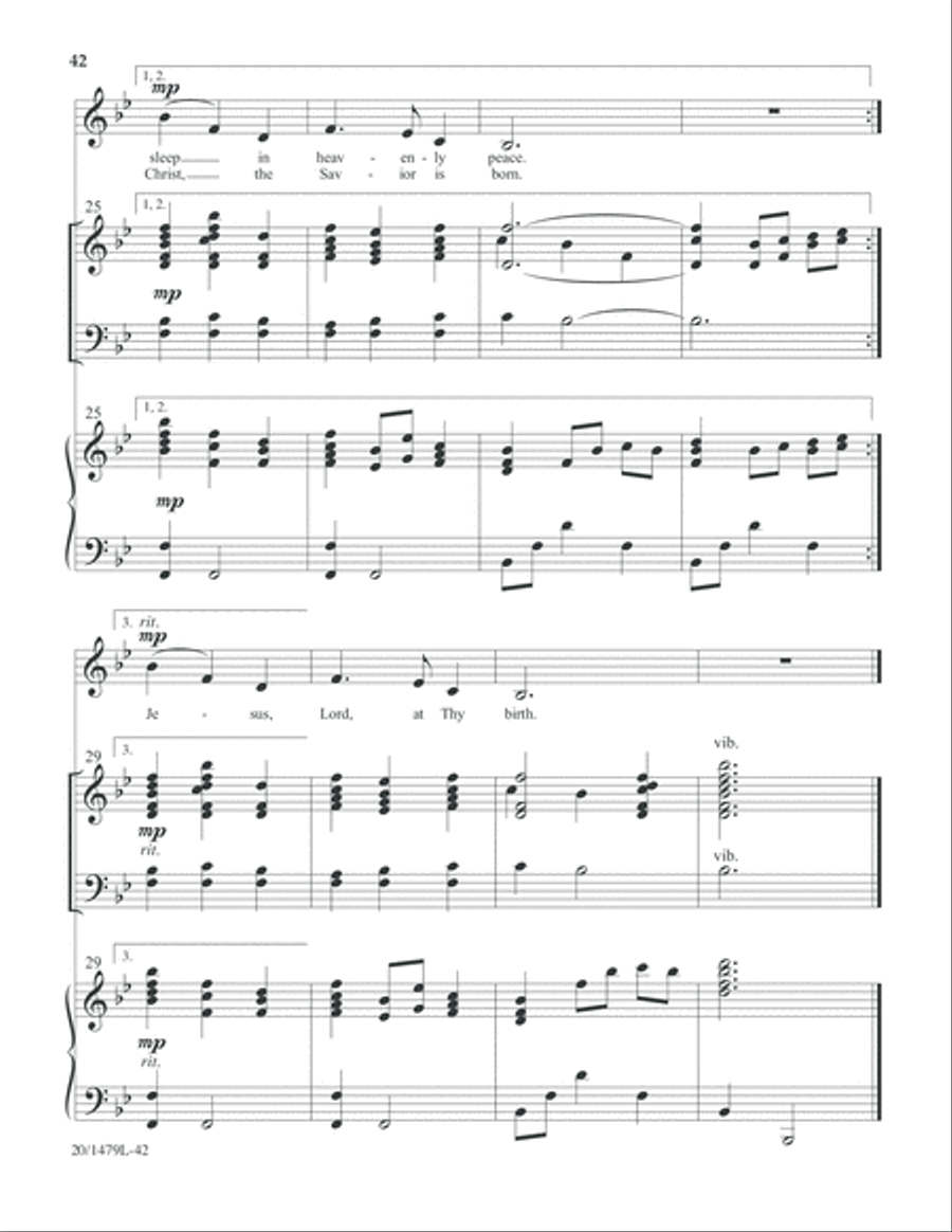 Christmas Carol Celebrations - Keyboard/Handbell Score 5-Octaves scores gallery preview page 43