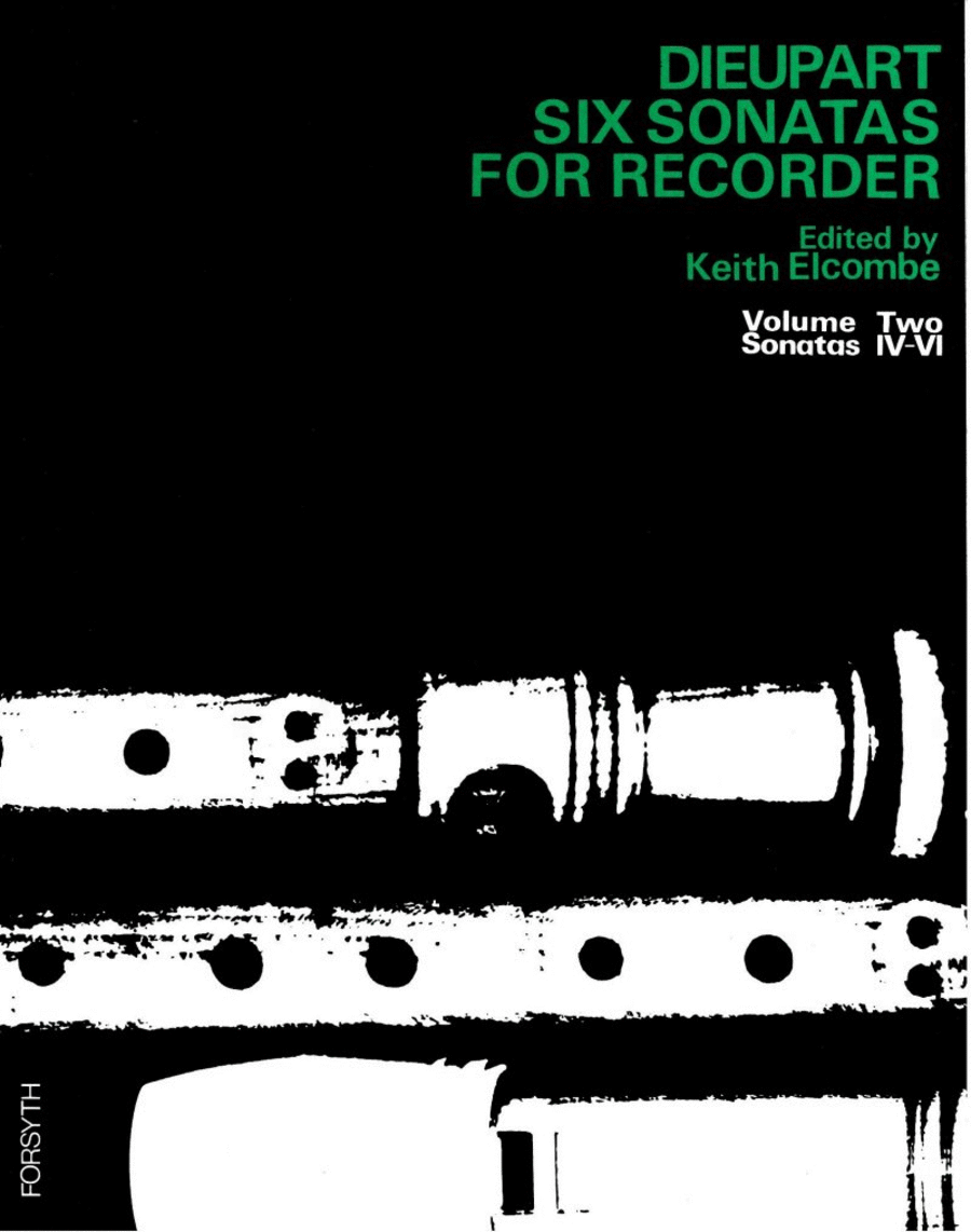 Vol.2 Six Sonatas Recorder scores gallery preview page 1