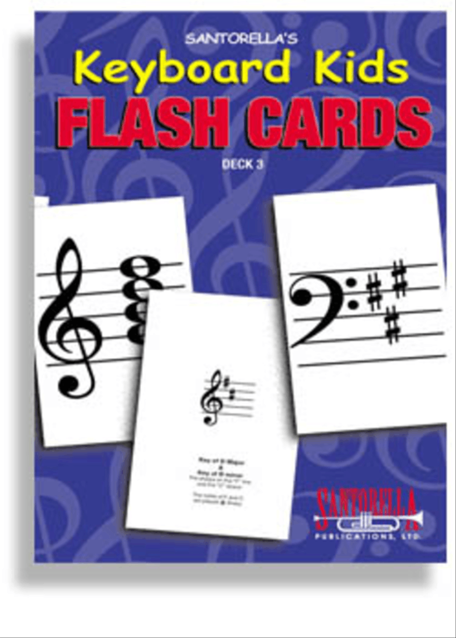 Keyboard Kids Flashcards * Deck 3 Piano scores gallery preview page 1