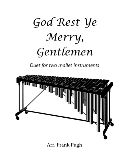 God Rest Ye Merry, Gentlemen for two mallet instruments