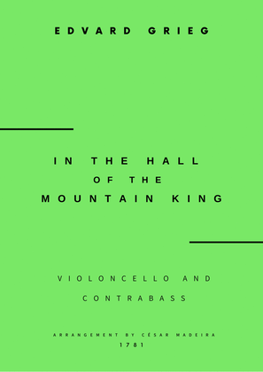 Book cover for In The Hall Of The Mountain King - Cello and Contrabass (Full Score and Parts)