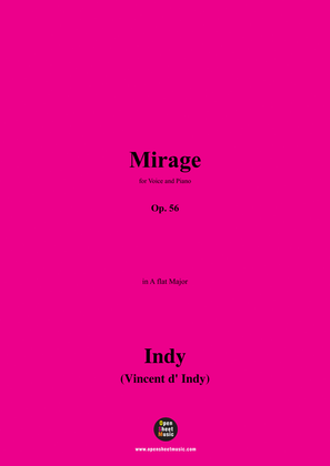 V. d' Indy-Mirage,Op.56,in A flat Major