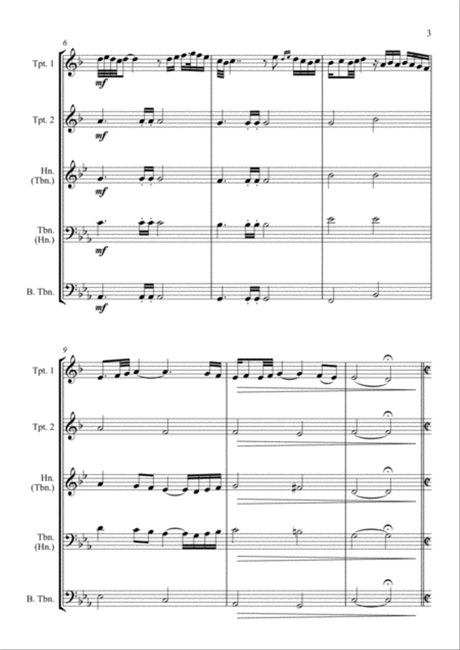 Spain Brass Quartet scores gallery preview page 3