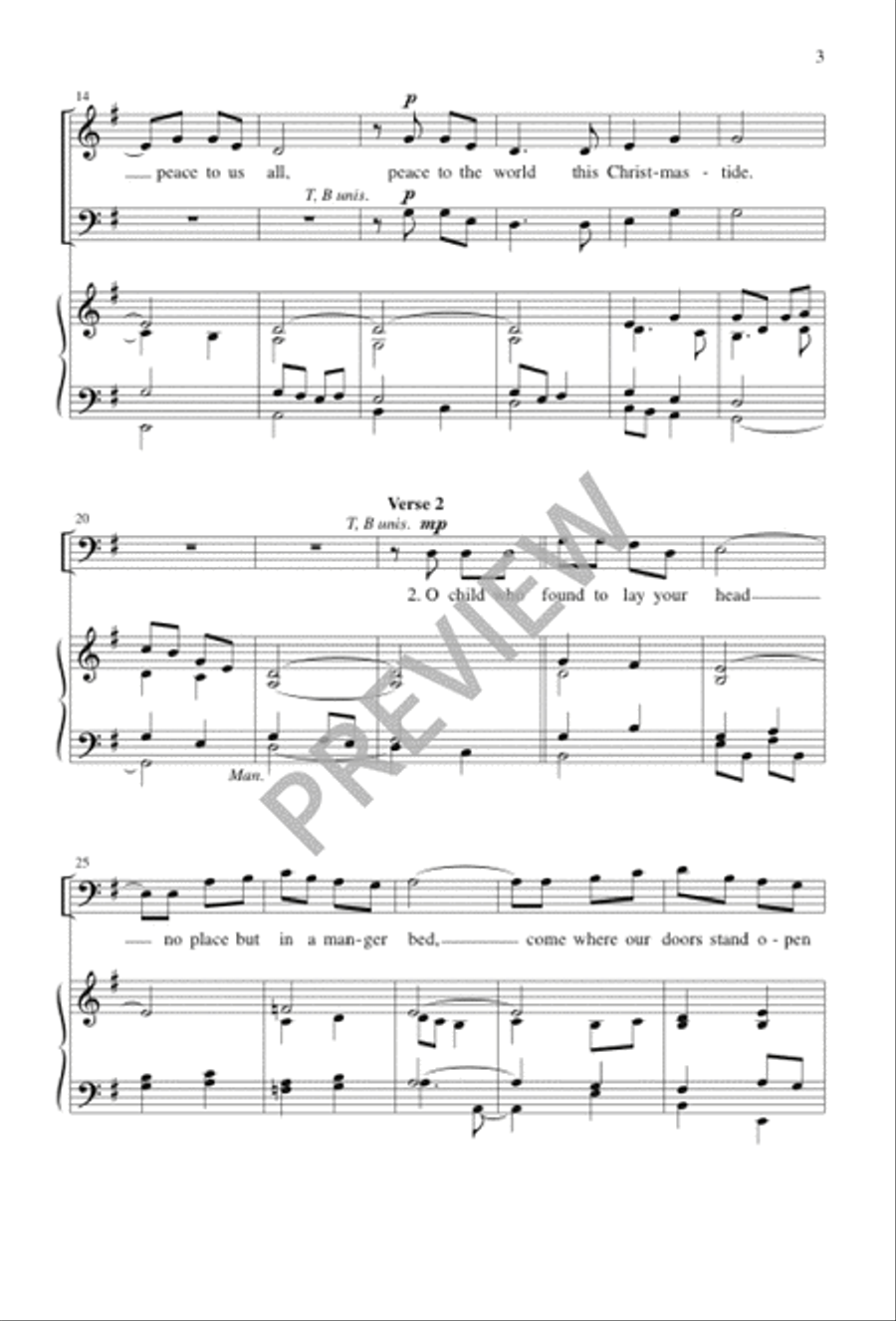 O Prince of Peace 4-Part scores gallery preview page 4