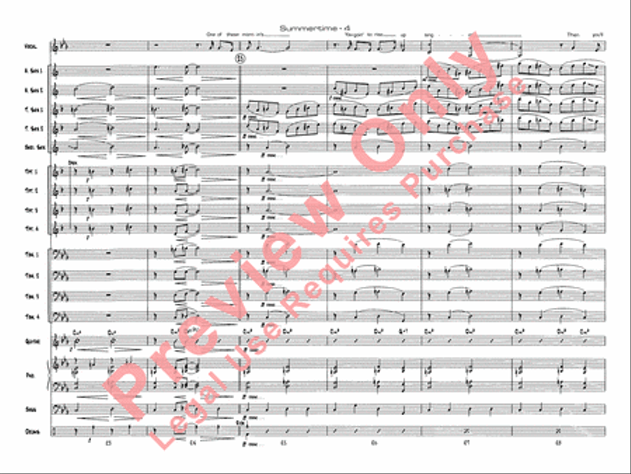 Summertime Jazz Ensemble scores gallery preview page 7