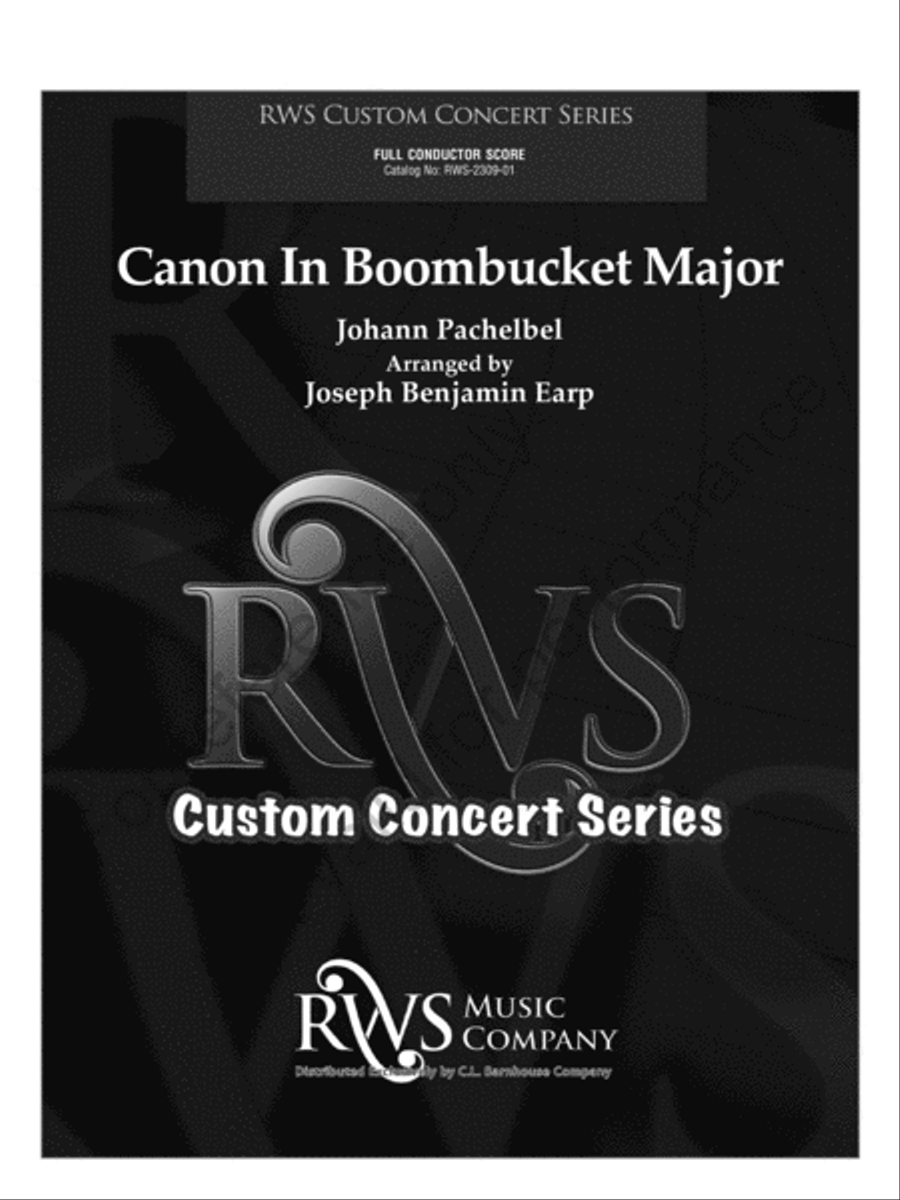 Canon in Boombucket Major Concert Band scores gallery preview page 2