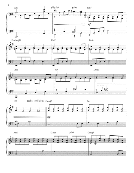 More (Ti Guarderò Nel Cuore) [Jazz version] (arr. Brent Edstrom) by Riz Ortolani Piano - Digital Sheet Music