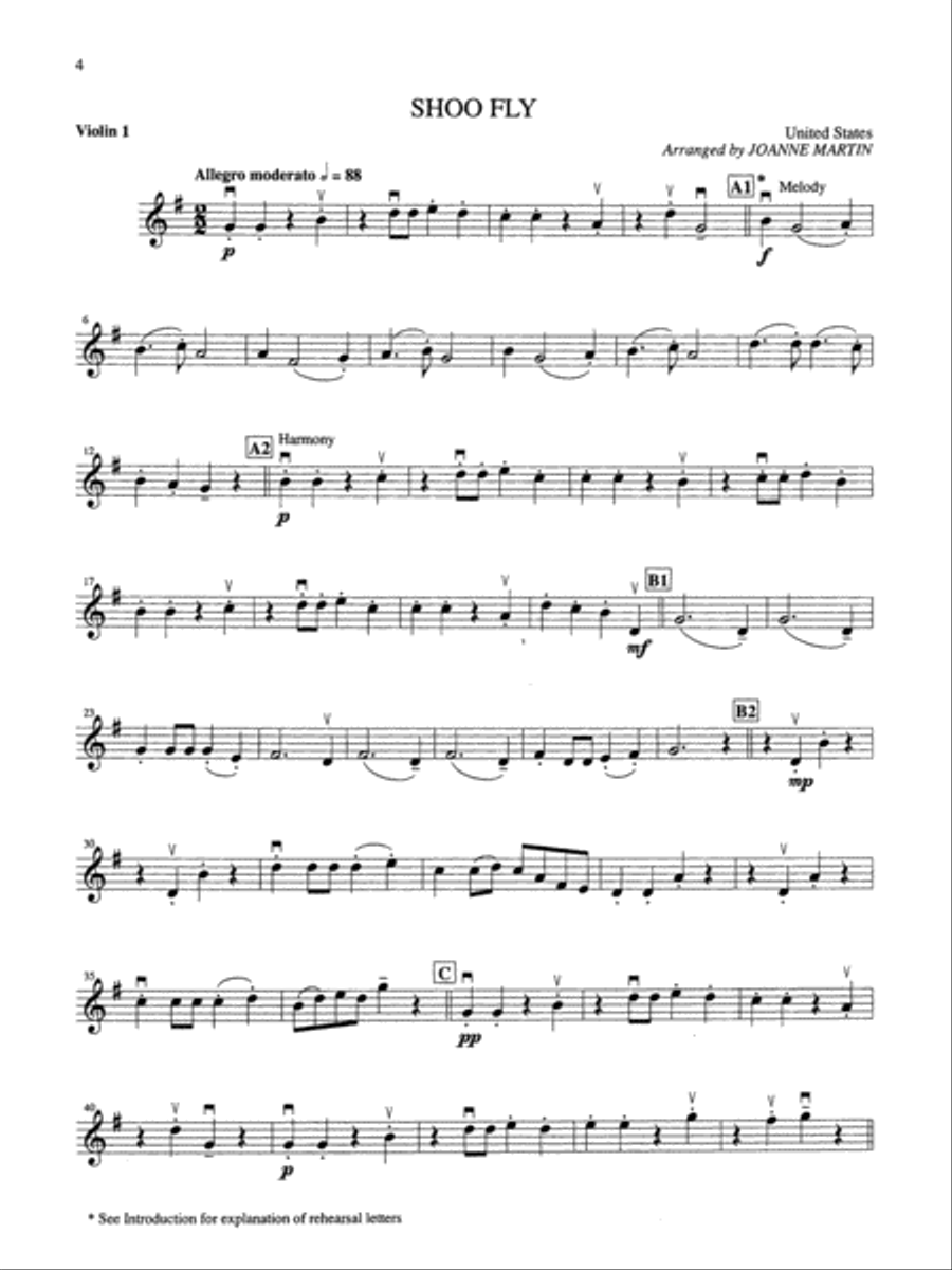 More Folk Strings for String Quartet or String Orchestra String Quartet scores gallery preview page 8