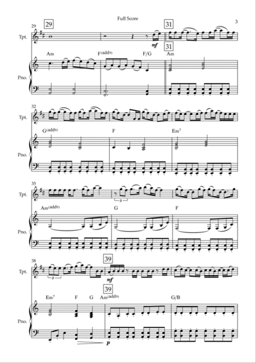 Always B-Flat Trumpet scores gallery preview page 3
