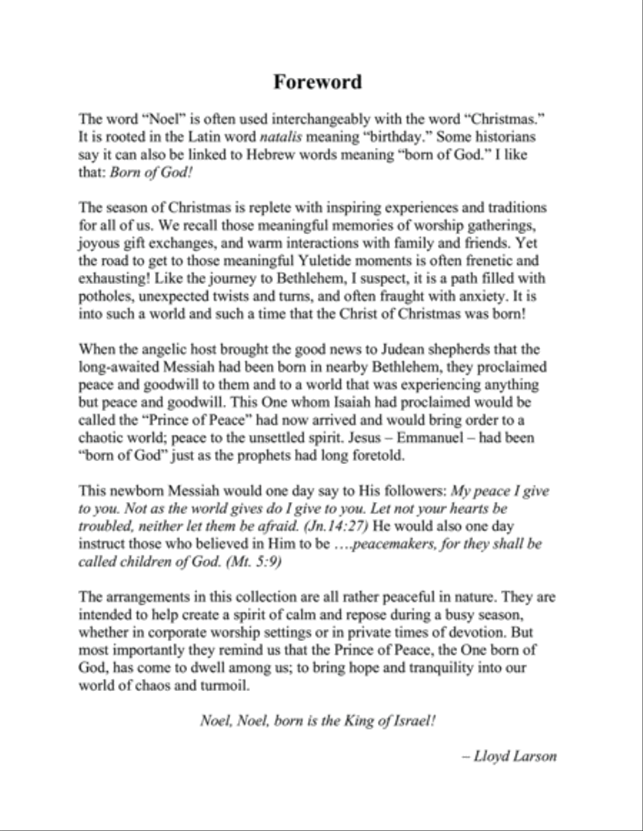 A Peaceful Noel - Reflective Carols for Piano Piano Solo scores gallery preview page 4