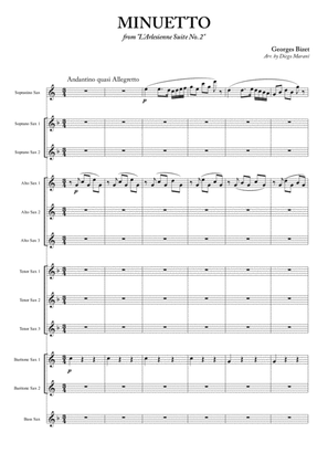 "L'Arlesienne Suite No. 2" for Saxophone Ensemble - Part Two