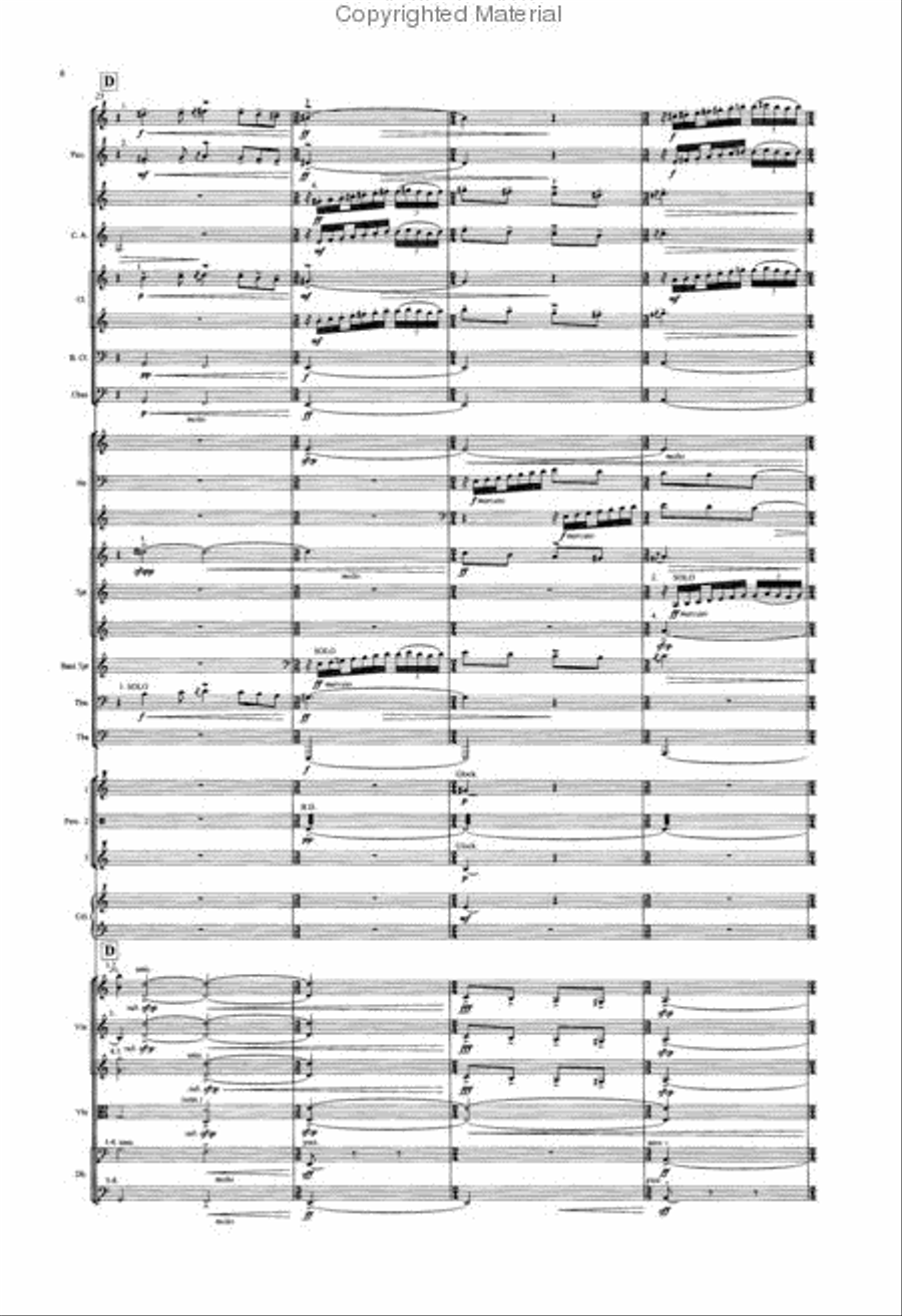 Recit de Tierce en Taille Full Orchestra scores gallery preview page 3
