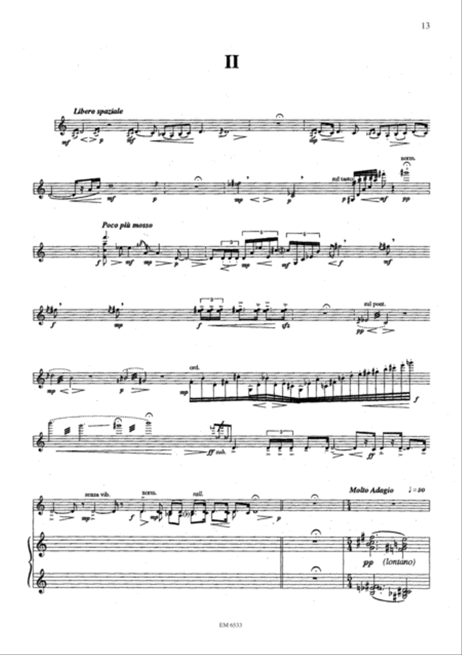 Sonata no.1 for Violin and Piano Violin Solo scores gallery preview page 4