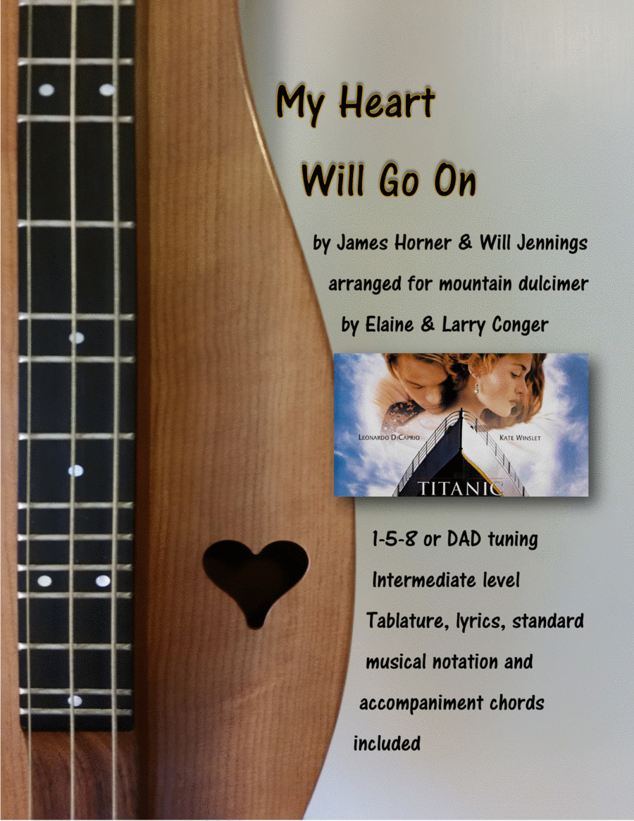My Heart Will Go On (Love Theme from Titanic) Dulcimer scores gallery preview page 1