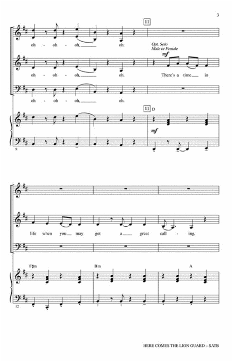 Finding Neverland Choir scores gallery preview page 3