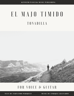 Book cover for El Majo Timido (for Voice and Guitar)